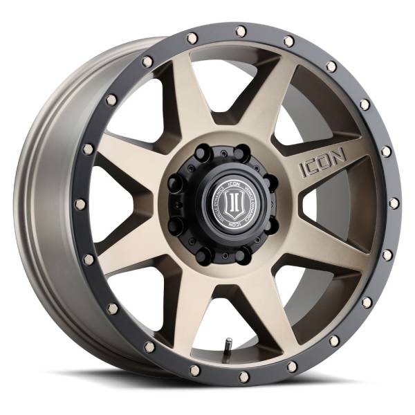 ICON Alloys Off-Road Wheels | 1350 Offroad - ICON Alloys Rebound, Bronze, 20x9 / 8x6.5, 12mm Offset Wheel 1820908055BR - Image 1