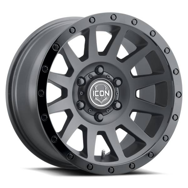 ICON Alloys Off-Road Wheels | 1350 Offroad - ICON Alloys Compression, Double Black, 18x9 / 6x5.5, 0mm Offset Wheel 2018908350DB - Image 1
