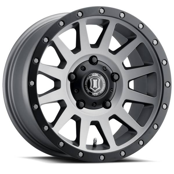 ICON Alloys Off-Road Wheels | 1350 Offroad - ICON Alloys Compression, Titanium, 17x8.5 / 5x150, 25mm Offset Wheel 2017855557TT - Image 1