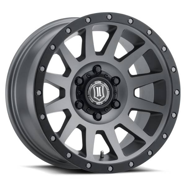 ICON Alloys Off-Road Wheels | 1350 Offroad - ICON Alloys Compression, Titanium, 17x8.5 / 6x5.5, 0mm Offset Wheel 2017858347TT - Image 1
