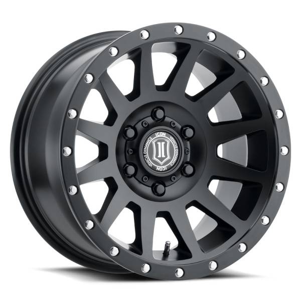 ICON Alloys Off-Road Wheels | 1350 Offroad - ICON Alloys Compression, Satin Black, 18x9 / 5x150, 25mm Offset Wheel 2018905560SB - Image 1