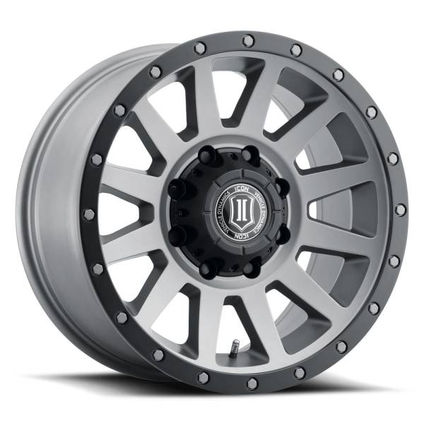 ICON Alloys Off-Road Wheels | 1350 Offroad - ICON Alloys Compression, Titanium HD, 18x9 / 8x180, 12mm Offset Wheel 2018908955TT - Image 1