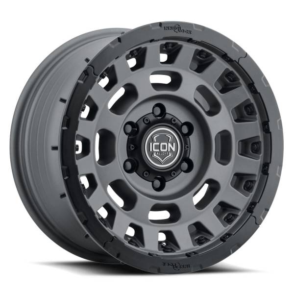 ICON Alloys Off-Road Wheels | 1350 Offroad - ICON Alloys Hammer Pro, Charcoal, 17x8.5 / 6x5.5, 0mm Offset Wheel 21017858347CH - Image 1