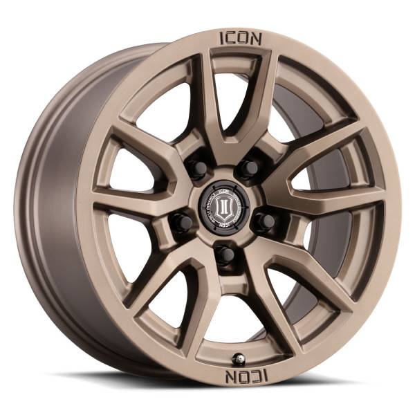 ICON Alloys Off-Road Wheels | 1350 Offroad - ICON Alloys Vector 5, Bronze, 17x8.5 / 5x5, -6mm Offset Wheel 2617857345BR - Image 1