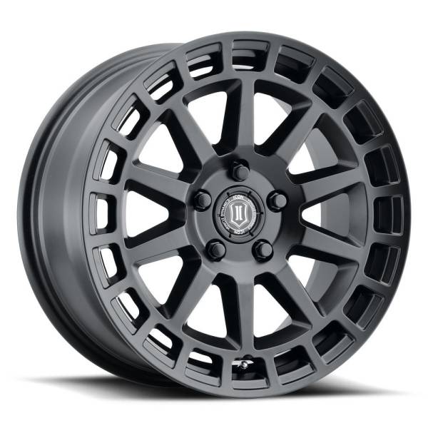 ICON Alloys Off-Road Wheels | 1350 Offroad - ICON Alloys Journey, Satin Black, 17x8 / 5x4.5, 38mm Offset Wheel 7117806560SB - Image 1