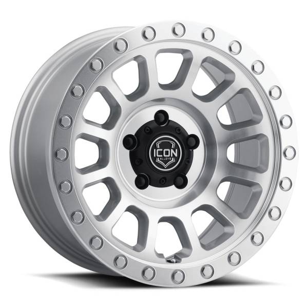 ICON Alloys Off-Road Wheels | 1350 Offroad - ICON Alloys Hulse, Silver Machined, 17x8.5 / 5x150, 25mm Offset Wheel 8017855557SM - Image 1