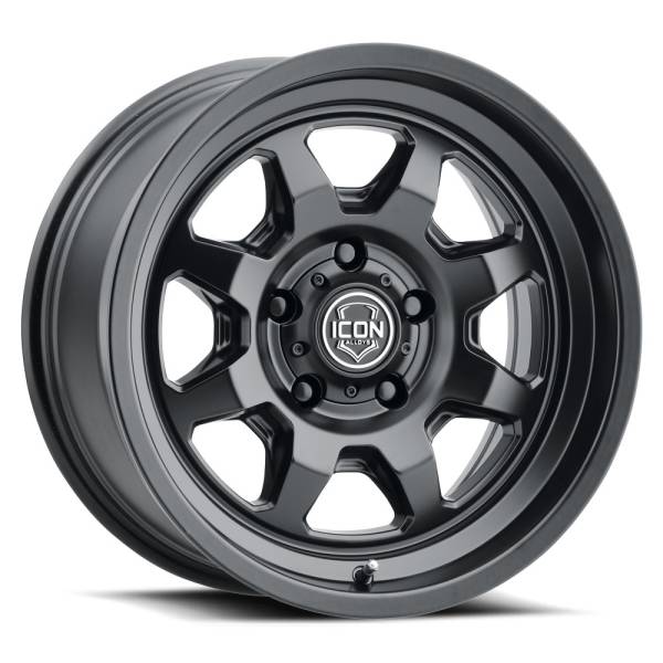 ICON Alloys Off-Road Wheels | 1350 Offroad - ICON Alloys Nuevo, Satin Black, 17x8.5 / 6x5.5, 0mm Offset Wheel 8117858347SB - Image 1