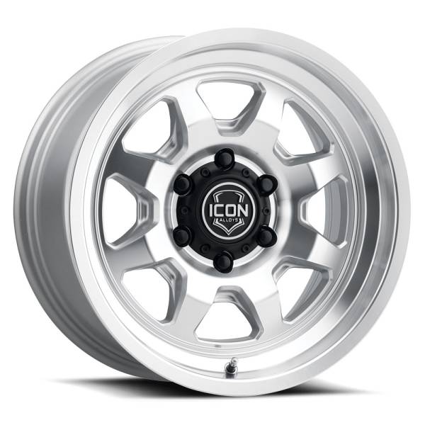 ICON Alloys Off-Road Wheels | 1350 Offroad - ICON Alloys Nuevo, Silver Machined, 17x8.5, 5x4.5, 0mm Offset Wheel 8117856547SM - Image 1