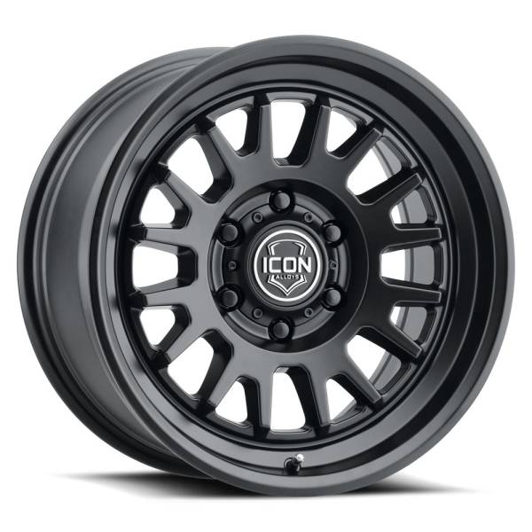 ICON Alloys Off-Road Wheels | 1350 Offroad - ICON Alloys Anza, Satin Black, 17x8.5 / 5x5.5, 0mm Offset Wheel 8217858647SB - Image 1