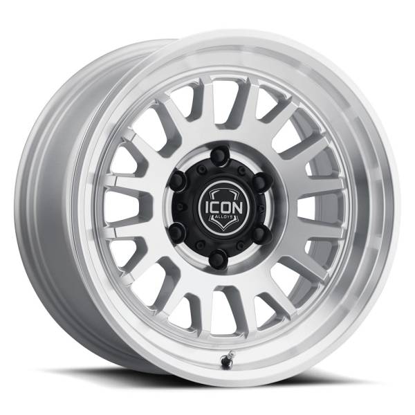 ICON Alloys Off-Road Wheels | 1350 Offroad - ICON Alloys Anza, Silver Machined, 17x8.5 / 5x5, -6mm Offset Wheel 8217857345SM - Image 1