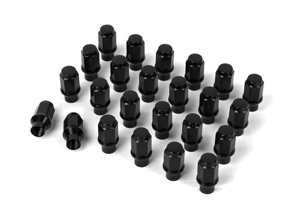 ICON Alloys Off-Road Wheels | 1350 Offroad - ICON Alloys Lug Nut Kit, M14x1.5, Extended Thread with Custom Shank, Black, 24 Count 89141524B-ET - Image 1