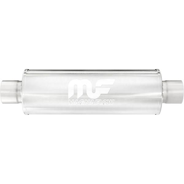 MagnaFlow Exhaust Systems & Installation | 1350 Offroad - MagnaFlow 2 in/2 in Center/Center, 4 in x 14 in x 4 in Body Muffler 10414 - Image 1