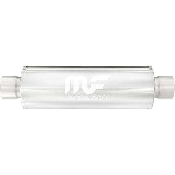 MagnaFlow Exhaust Systems & Installation | 1350 Offroad - MagnaFlow 2.5 in/2.5 in Center/Center, 4 in x 18 in x 4 in Body Muffler 10426 - Image 1