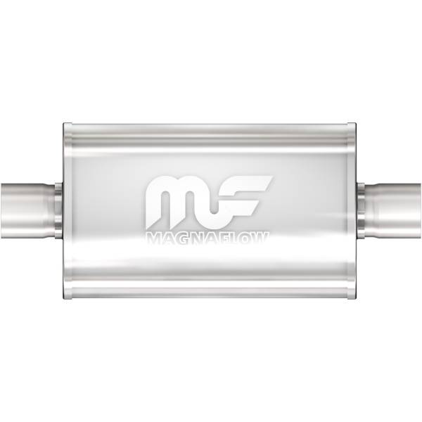 MagnaFlow Exhaust Systems & Installation | 1350 Offroad - MagnaFlow 3 in/3 in Center/Center, 5 in x 14 in x 8 in Body Muffler 12219 - Image 1