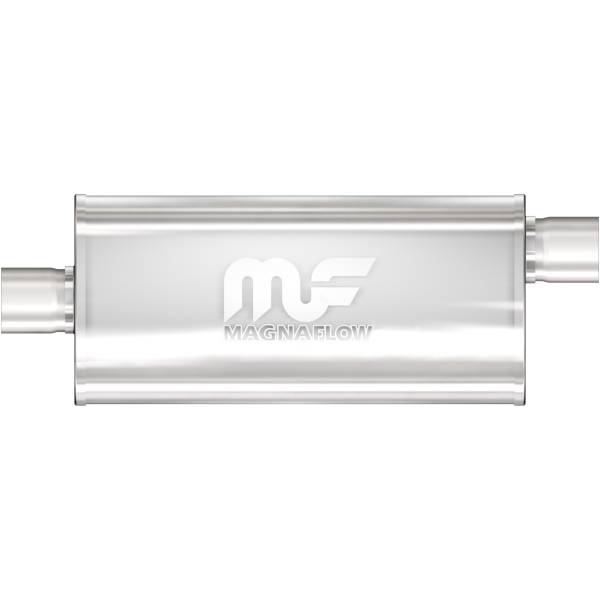MagnaFlow Exhaust Systems & Installation | 1350 Offroad - MagnaFlow 3 in/3 in Offset/Center, 5 in x 24 in x 8 in Body Muffler 12289 - Image 1