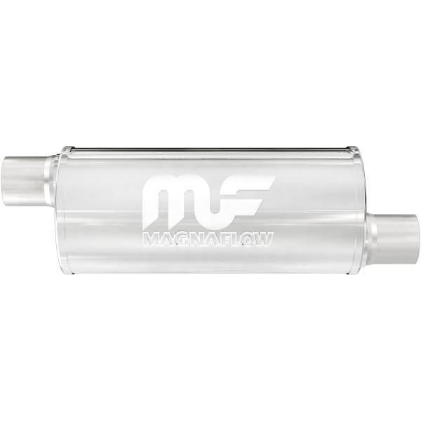 MagnaFlow Exhaust Systems & Installation | 1350 Offroad - MagnaFlow 2.25 in/2.25 in Offset/Offset, 6 in x 14 in x 6 in Body Muffler 12635 - Image 1