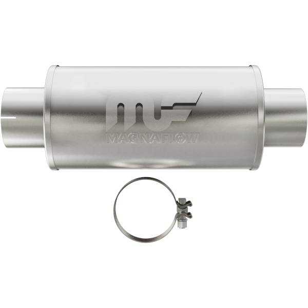 MagnaFlow Exhaust Systems & Installation | 1350 Offroad - MagnaFlow 4 in/4 in Center/Center, 7 in x 14 in x 7 in Body Muffler 12775 - Image 1