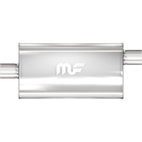 MagnaFlow Exhaust Systems & Installation | 1350 Offroad - MagnaFlow 3.5 in/3.5 in Offset/Center, 5 in x 22 in x 11 in Body Muffler 12909 - Image 1