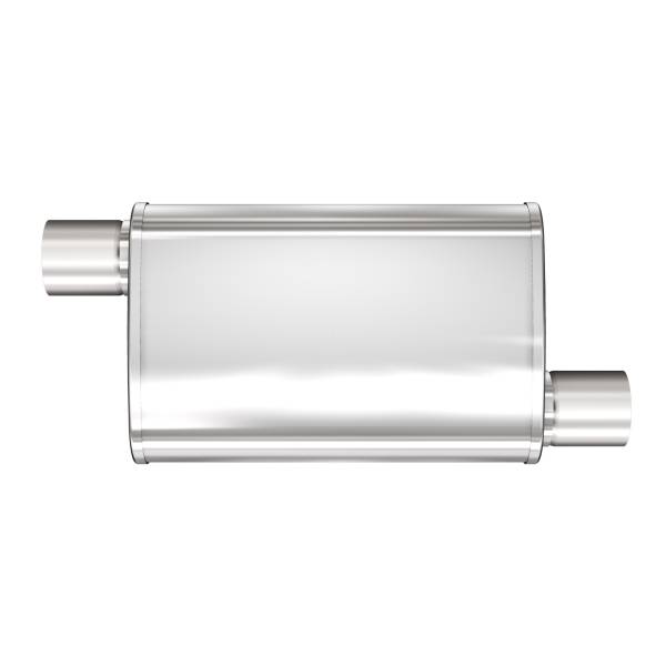 MagnaFlow Exhaust Systems & Installation | 1350 Offroad - MagnaFlow 2 in/2 in Offset/Offset, 4 in x 14 in x 9 in Body Muffler 13234 - Image 1