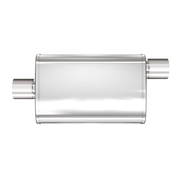 MagnaFlow Exhaust Systems & Installation | 1350 Offroad - MagnaFlow 3 in/3 in Offset/Center, 4 in x 18 in x 9 in Body Muffler 13259 - Image 1