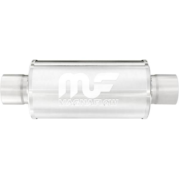 MagnaFlow Exhaust Systems & Installation | 1350 Offroad - MagnaFlow 2.5 in/2.5 in Center/Center, 6 in x 6 in x 6 in Body Muffler 14158 - Image 1