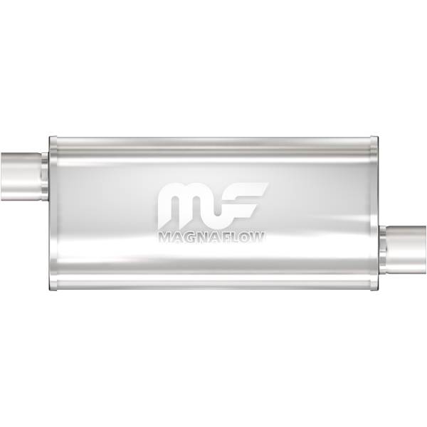 MagnaFlow Exhaust Systems & Installation | 1350 Offroad - MagnaFlow 3 in/3 in Offset/Offset, 5 in x 14 in x 8 in Body Muffler 14239 - Image 1
