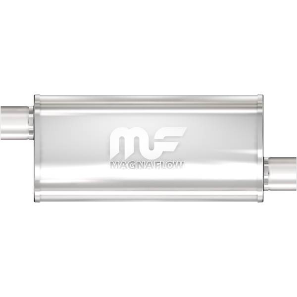MagnaFlow Exhaust Systems & Installation | 1350 Offroad - MagnaFlow 3 in/3 in Offset/Offset, 5 in x 18 in x 8 in Body Muffler 14264 - Image 1