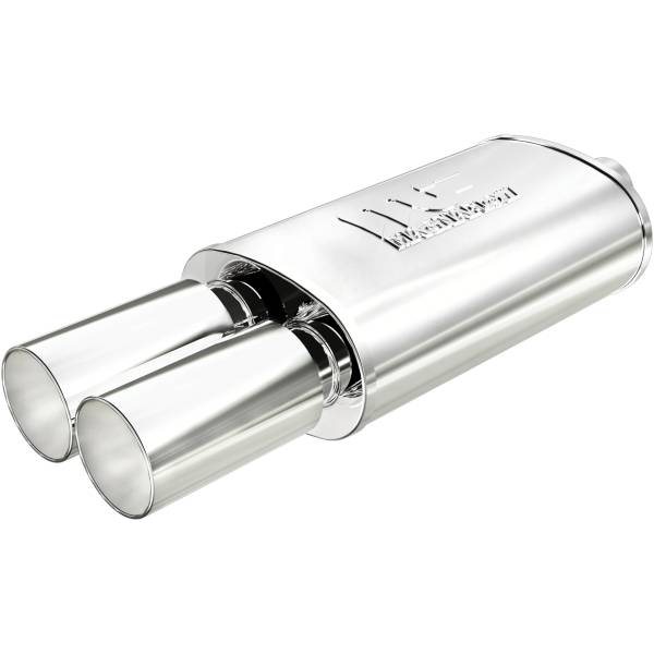 MagnaFlow Exhaust Systems & Installation | 1350 Offroad - MagnaFlow 2.25 in/3.5 in Center/Dual, 5 in x 14 in x 8 in Body Muffler 14816 - Image 1