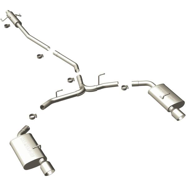 MagnaFlow Exhaust Systems & Installation | 1350 Offroad - MagnaFlow Street Series Polished Cat-Back System 15552 - Image 1