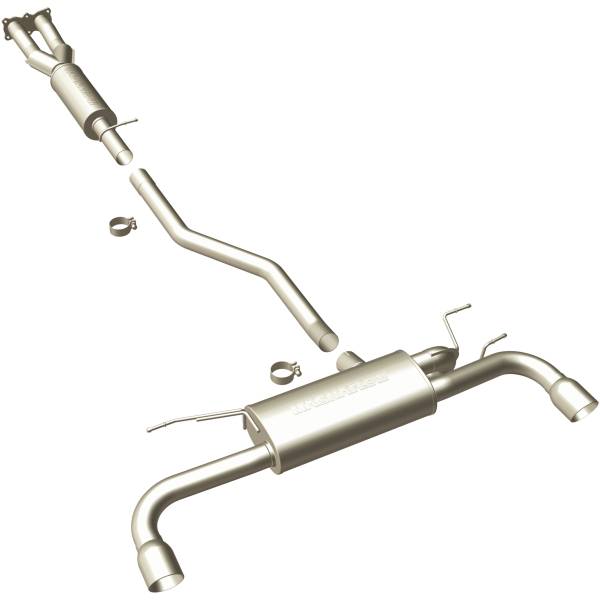 MagnaFlow Exhaust Systems & Installation | 1350 Offroad - MagnaFlow Touring Series Polished Cat-Back System 15576 - Image 1