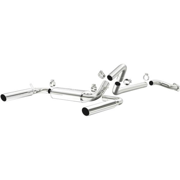 MagnaFlow Exhaust Systems & Installation | 1350 Offroad - MagnaFlow Street Series Polished Cat-Back System 15620 - Image 1