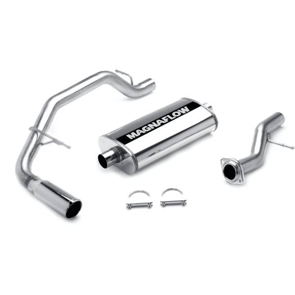 MagnaFlow Exhaust Systems & Installation | 1350 Offroad - MagnaFlow Street Series Polished Cat-Back System 15666 - Image 1