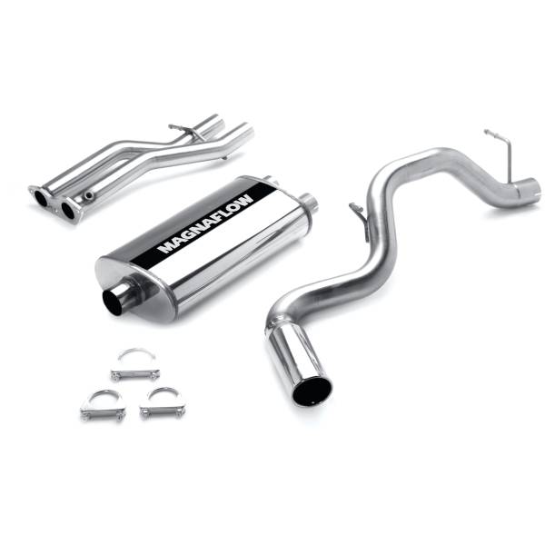 MagnaFlow Exhaust Systems & Installation | 1350 Offroad - MagnaFlow Street Series Polished Cat-Back System 15701 - Image 1