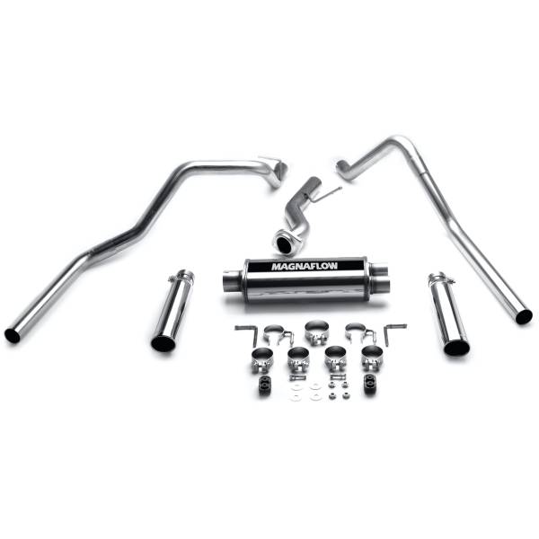MagnaFlow Exhaust Systems & Installation | 1350 Offroad - MagnaFlow Street Series Polished Cat-Back System 15753 - Image 1