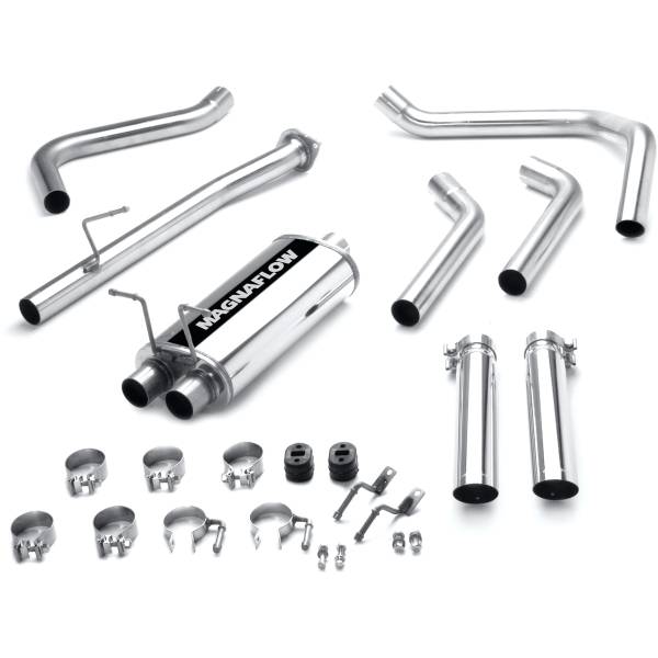 MagnaFlow Exhaust Systems & Installation | 1350 Offroad - MagnaFlow Street Series Polished Cat-Back System 15796 - Image 1
