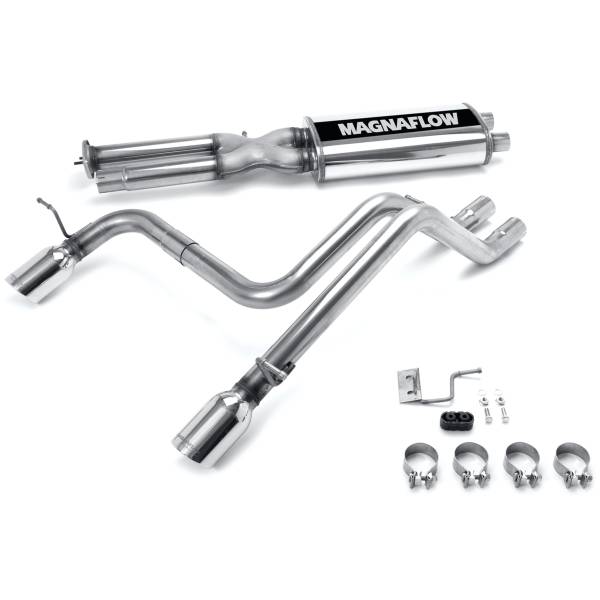 MagnaFlow Exhaust Systems & Installation | 1350 Offroad - MagnaFlow Street Series Polished Cat-Back System 16673 - Image 1