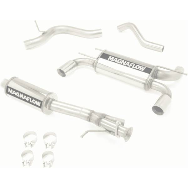 MagnaFlow Exhaust Systems & Installation | 1350 Offroad - MagnaFlow Street Series Polished Cat-Back System 16832 - Image 1