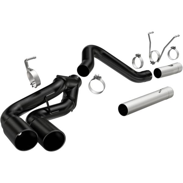 MagnaFlow Exhaust Systems & Installation | 1350 Offroad - MagnaFlow Black DPF Series Diesel 4 in DPF Back 17070 - Image 1