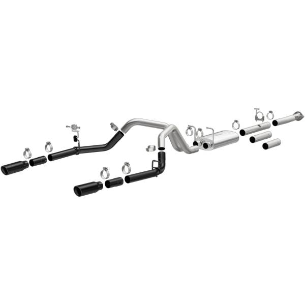 MagnaFlow Exhaust Systems & Installation | 1350 Offroad - MagnaFlow Street Series Black Coated Cat-Back System 19377 - Image 1