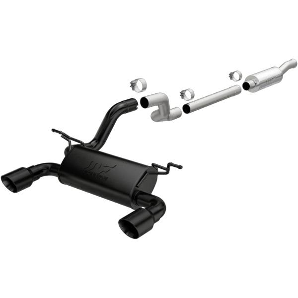 MagnaFlow Exhaust Systems & Installation | 1350 Offroad - MagnaFlow Street Series Black Coated Cat-Back System 19417 - Image 1