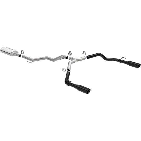 MagnaFlow Exhaust Systems & Installation | 1350 Offroad - MagnaFlow Street Series Black Coated Cat-Back System 19487 - Image 1
