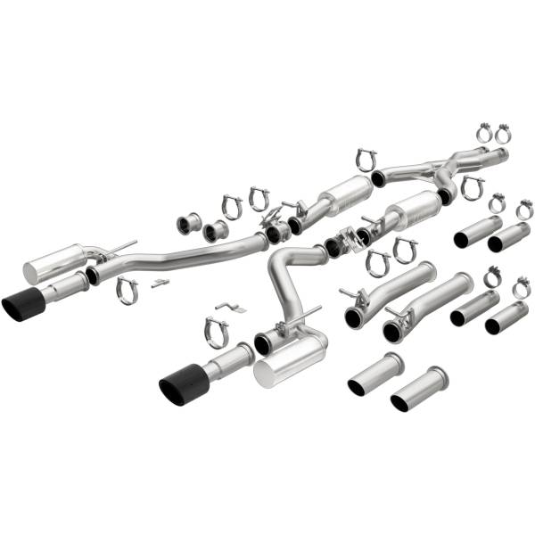 MagnaFlow Exhaust Systems & Installation | 1350 Offroad - MagnaFlow xMOD Series Carbon Fiber Tips Cat-Back System 19496 - Image 1
