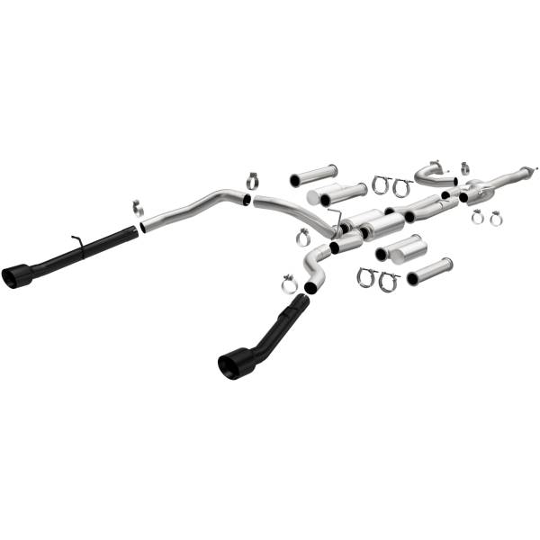 MagnaFlow Exhaust Systems & Installation | 1350 Offroad - MagnaFlow xMOD Series Black Coated Tips Cat-Back System 19552 - Image 1