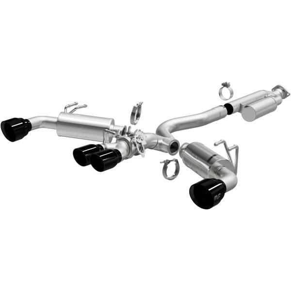 MagnaFlow Exhaust Systems & Installation | 1350 Offroad - MagnaFlow NEO Series Black Chrome Tips Cat-Back System 19631 - Image 1