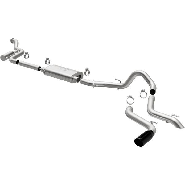 MagnaFlow Exhaust Systems & Installation | 1350 Offroad - MagnaFlow Overland Series Black Chrome Cat-Back System 19678 - Image 1