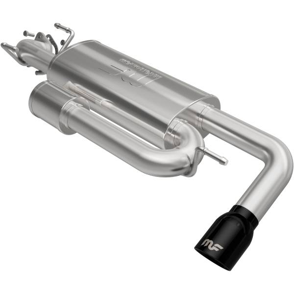 MagnaFlow Exhaust Systems & Installation | 1350 Offroad - MagnaFlow Overland Series Black Chrome Axle Back System 19692 - Image 1