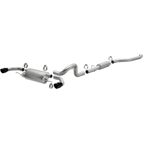 MagnaFlow Exhaust Systems & Installation | 1350 Offroad - MagnaFlow Overland Series Black Chrome Cat-Back System 19702 - Image 1