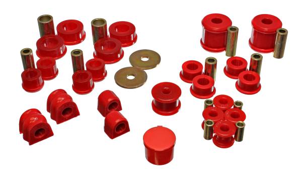 Energy Suspension Polyurethane Bushings | 1350 Offroad - Energy Suspension Hyper-Flex System, Red 19.18101R - Image 1