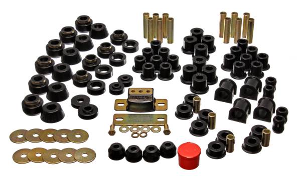 Energy Suspension Polyurethane Bushings | 1350 Offroad - Energy Suspension Hyper-Flex System, Black 2.18101G - Image 1