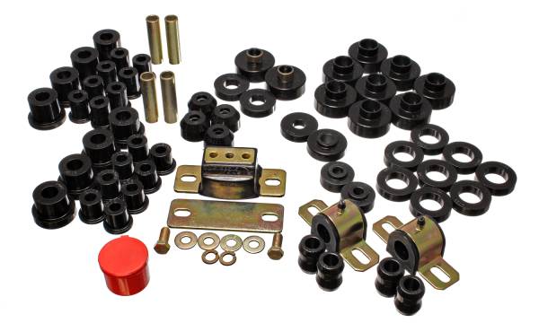 Energy Suspension Polyurethane Bushings | 1350 Offroad - Energy Suspension Hyper-Flex System, Black 2.18103G - Image 1
